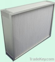 Sell Deep-pleated aluminum/paper separator hepa air filter