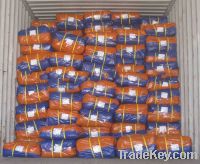 Sell Blue/Orange plastic tarpaulin , blue/orange pe  tarpaulin