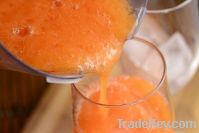 Fresh pure papaya Juice