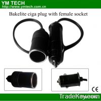 Sell bakelite ciga plug with female socket