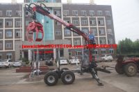 Sell timber trailers with crane