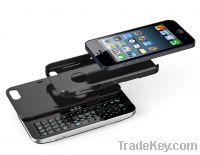 Sell Sliding & Standing BT Keyboard Case for iPhone 5-KRSK03-IP5