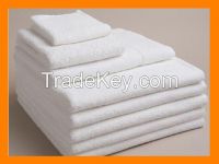 white color 100% cotton hotel towel