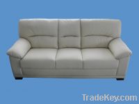 Sell white leather sofa