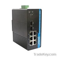Gigabit DIN-Rail Mount PoE Industrial Ethernet Switch