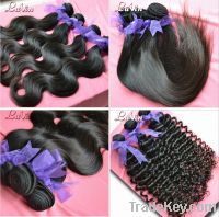 5A Top quality Malaysian hair weft, Deep curl