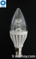 Sell 3W LED CANDLE LIGHT PLASTIC BODY GOOD HEAT SINK DIMMABLE LONG LIFESPAN