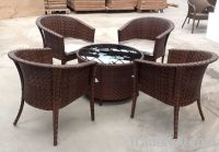 Sell rattan furniture rattan chair and table set