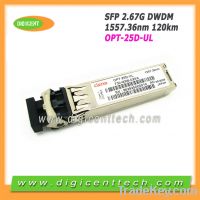 Sell  DWDM SFP 1550nm 120km 730-0006-025A DWDM OPT-25D-UL SFP module