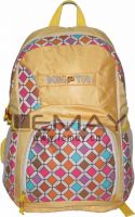 yellow  bag soft shoulder city fashion student Apparel fabric backpack