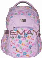 School Kids Backpack Pink Flower , Fashion School Bags