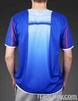 Sell Men's Sports T-shirt - Blue O Neck Printed Tshirt