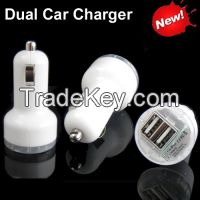 portable dual usb car charger