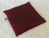Square Red Cherry Stone Pillow