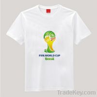 Sell 2014 Brasil World Cup DIY advertising t-shirt