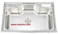 Sell MS-8050 Topmount Single Bowl Stainless Steel Kitchen Sink