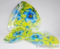 Sell Decor Triangle Glass Plate