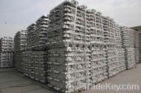 Sell aluminium ingots 99.99%