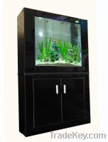 Black Glass Cabinet Fish Tank