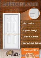 Sell  6 panel steel door metal hollow core door