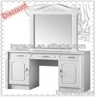 Classic white dressing table with mirror(400881)