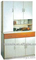 Sell white melamine face kitchen cupboard(103407)
