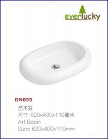 Ceramic washroom sink DN055
