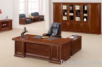 Sell traditional walnut MDF Veneer executive desk boss desk