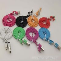 Sell 5pin V8 colorful noodle cable