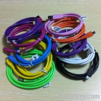 Sell 5pin V8 colorful round cable