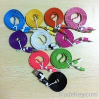 Sell colorful noodle cable for IPHONE5