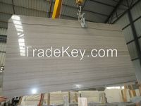 Athens grey wood marble slab and tile