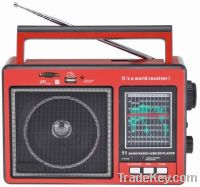 Sell PORTABLE RADIO WITH USB SD BATTERY AC DC