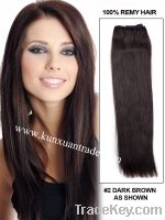 Sell Yaki Straight Human Hair Extensions