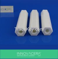 Machinable Glass Ceramic MGC Ceramic Sleeves For Ultra High Vacuum/INNOVACERA