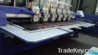 Sell flat embroidery machine with 6 heads and 9 needles