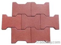 I-birck rubber tile