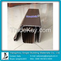 Brown PVC Rain Collector Gutter