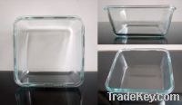 Sell Glass Ware, Square Glass Dinnerware, Borosilicate Glass Crisper