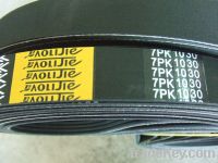 Sell poly V belt, rubber belt, transmission belt