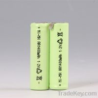 Sell AA1400 mAh Ni-MH rechargeable battery singel cell