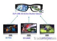 Brand New DLP Link 3D Active Shutter Glasses for All DLP Link 3D Proje