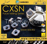 CARBIDEX Tools - CXSN Face Milling Series - SNMX1205 CX30NS Indexable Carbide Milling Cutters