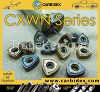 CARBIDEX Tools - CXWN High Feed Milling Series - WNMX09T3-RG CX30NS Indexable Carbide Milling Cutters