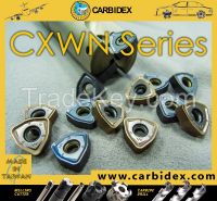 CARBIDEX Tools - CXWN High Feed Milling Series - WNMX09T316-RG CX30NS Indexable Carbide Milling Cutters
