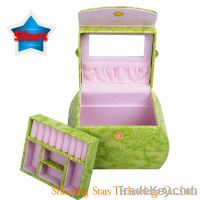 Sell Fashion PVC Leather Jewelry Box / Jewelry Bag with Mirror
