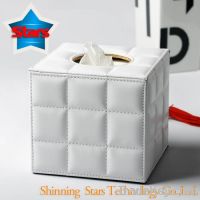 Sell Unique Design Leather Tissue Box for Hotel Amenities