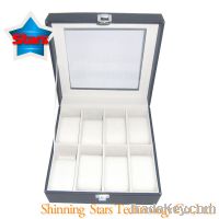 Sell  Black Hand-made Customized Watch Decorated Boxes