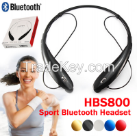 HBS800 Sport 4.0 Wireless bluetooth Headset fashion Neckband Stereo Music bluetooth headphone handfree for smartphone