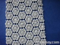 Sell mesh lace, cotton lace, Soluble cotton lace